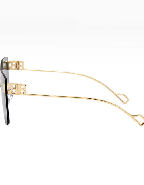 Load image into Gallery viewer, Vintage Brand Designer Sunglasses Womens 2021 Fashion Oversized Rimless Sun Glasses for Men Retro Square Shades Oculos UV400

